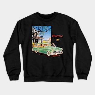 Vintage 1954 Pontiac Chieftain De Luxe Station Wagon Crewneck Sweatshirt